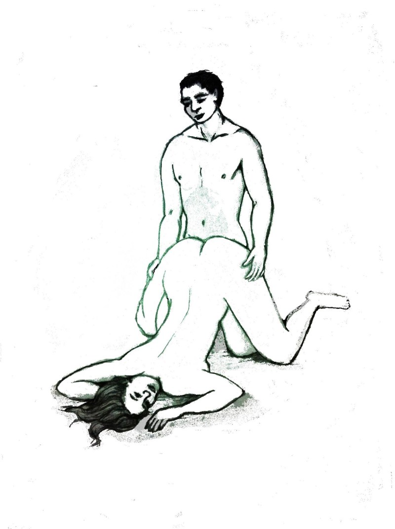 Erotic poses drawings