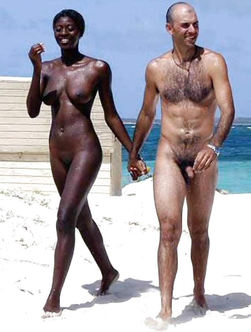 Blacks on a nudist beach