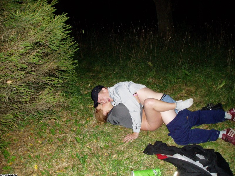 Naked drunken girls in nature