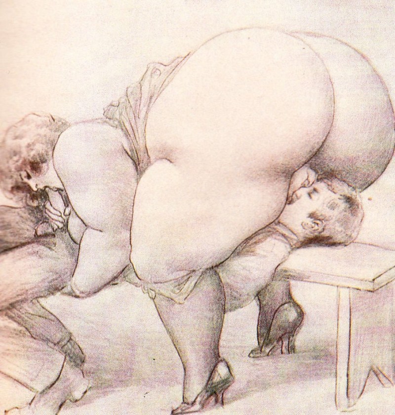 Old pornographic drawings