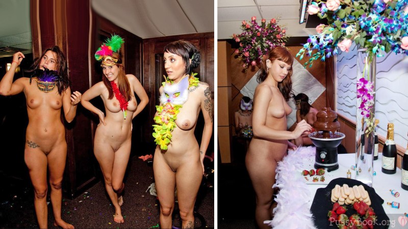 New Year's party in the style of nude