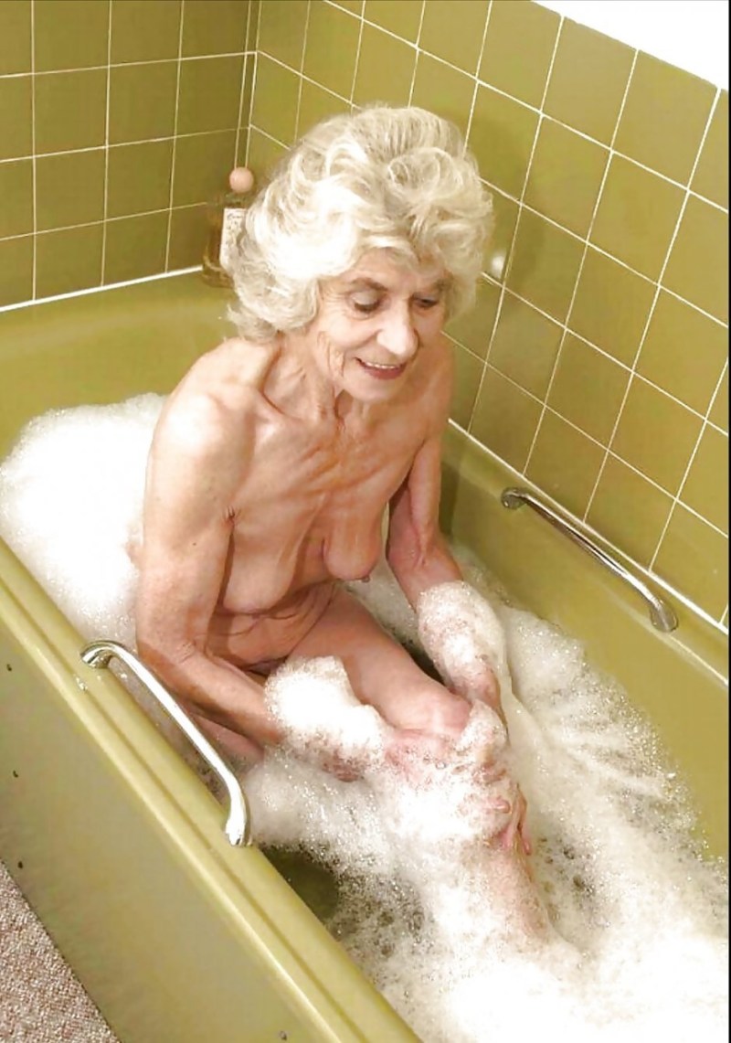 Older women in shower