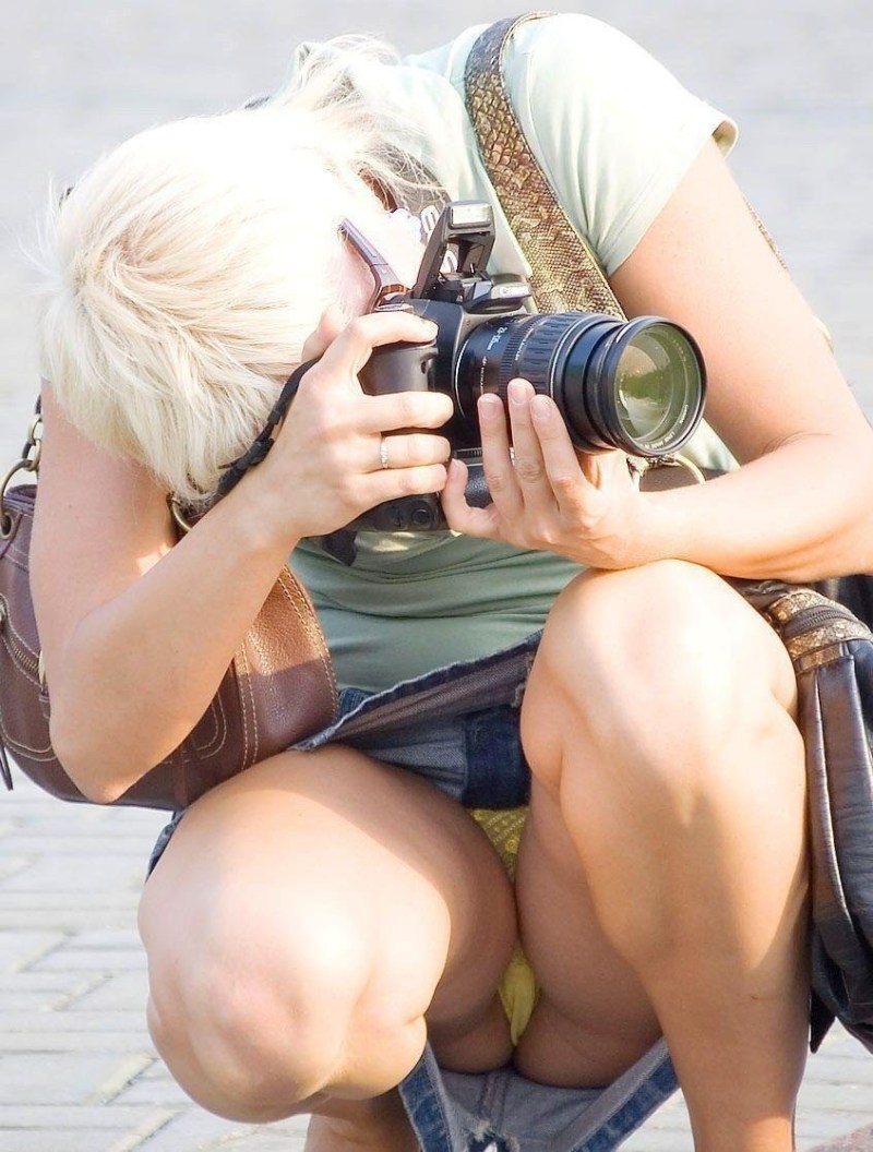 The girl was lit by the photographer