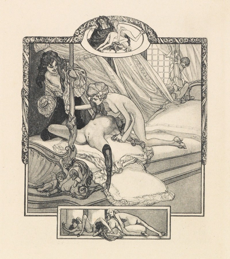 Ancient erotic engravings