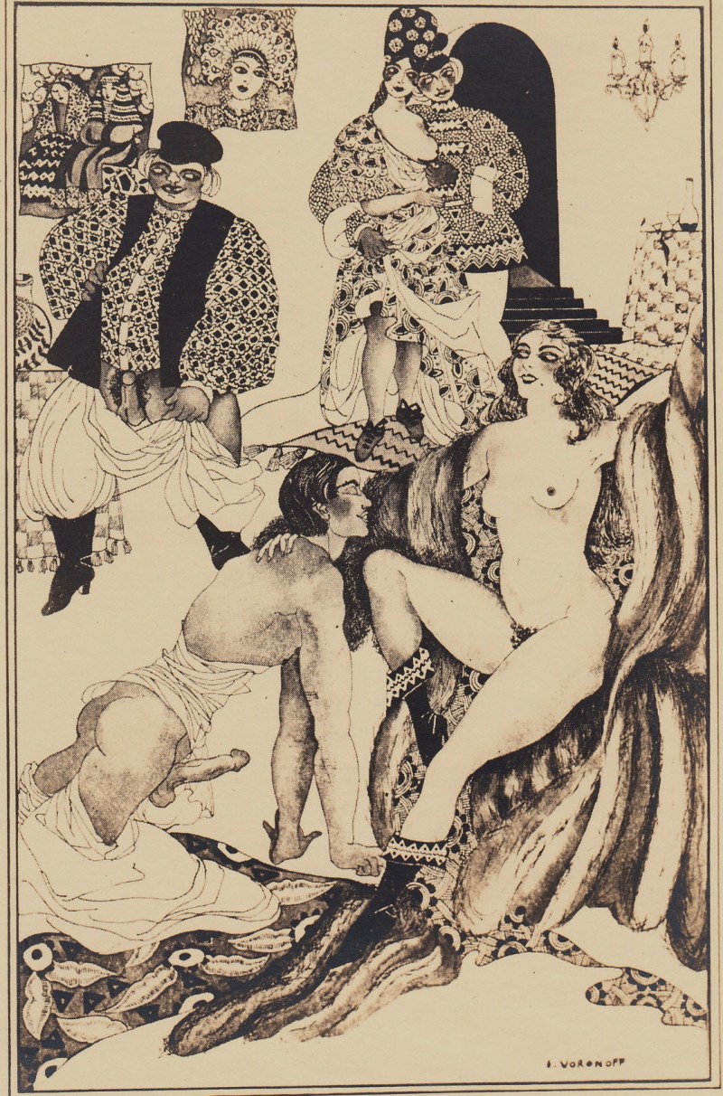 Old pornographic engravings