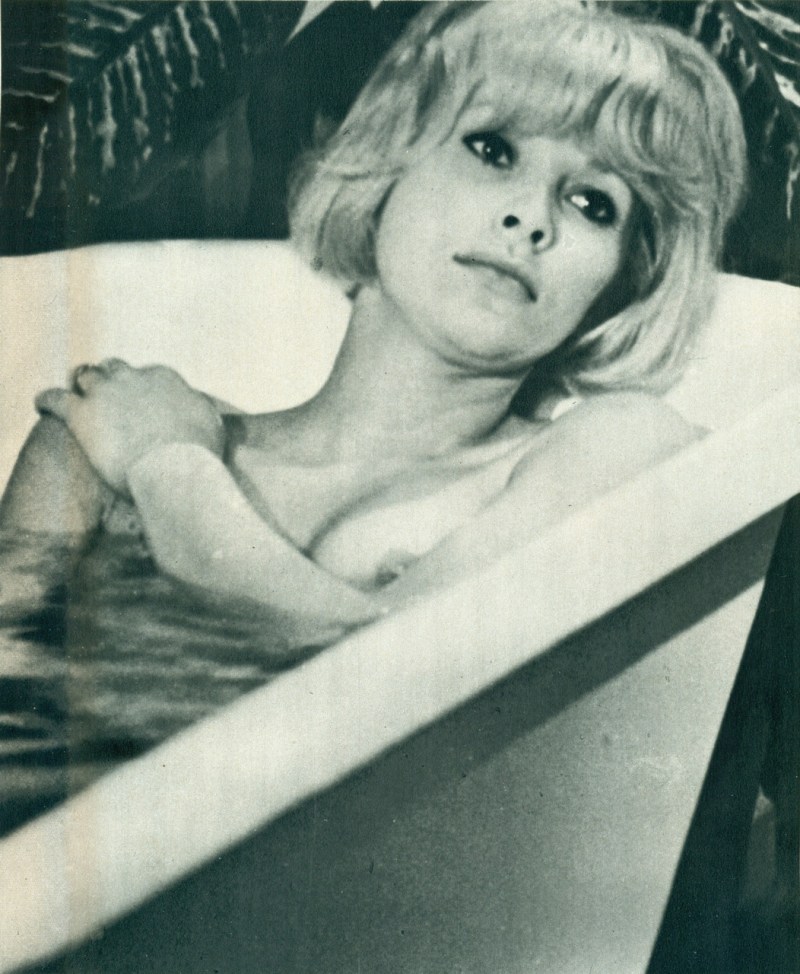 Mirere Dark in his youth in a swimsuit