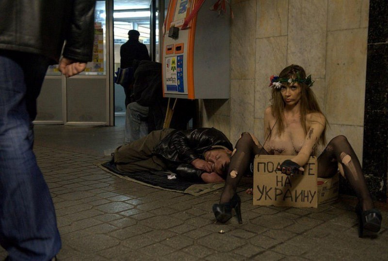 Naked women homeless young people