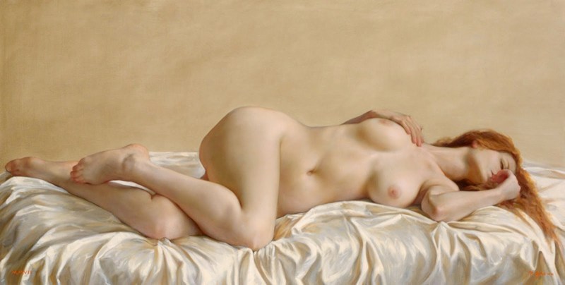 Artist Javier Arisabalo nude