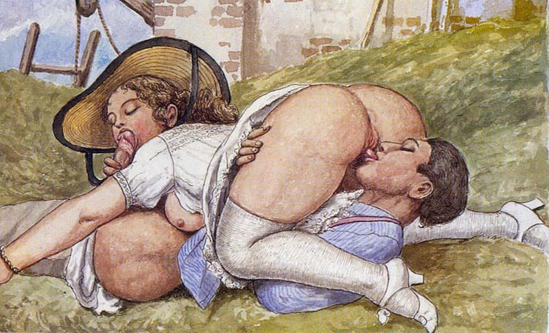 Old pornographic drawings