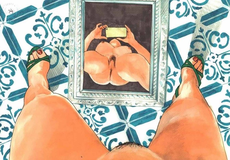 Erotic illustrations Frida Castelli