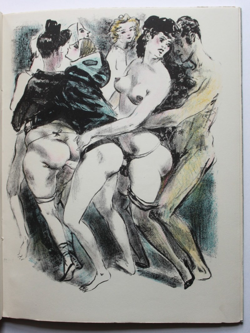 Erotic illustrations for literary works