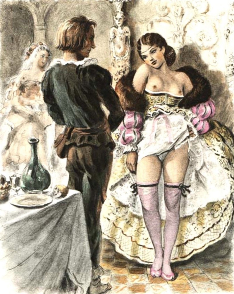 Modern erotic illustrations