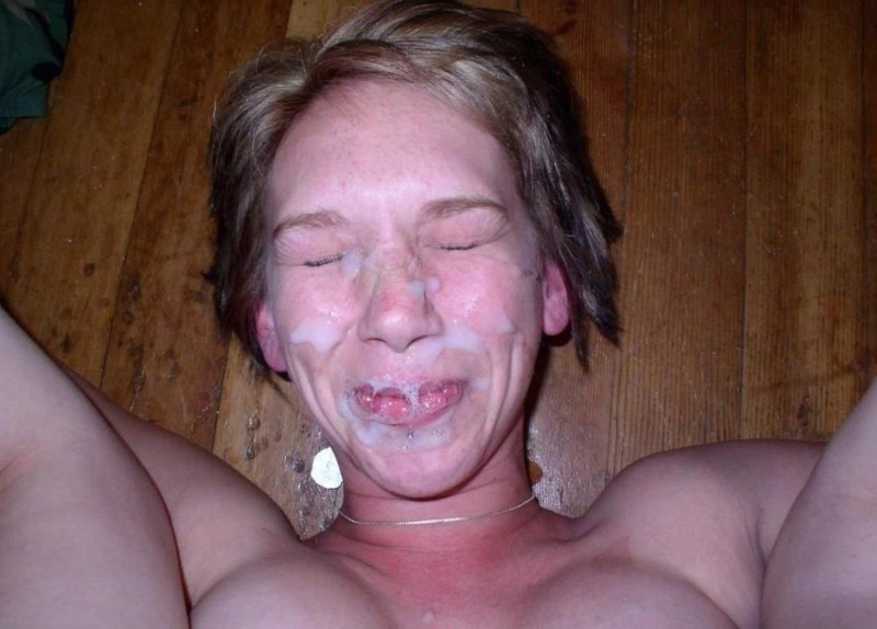 Ugly cum on the face