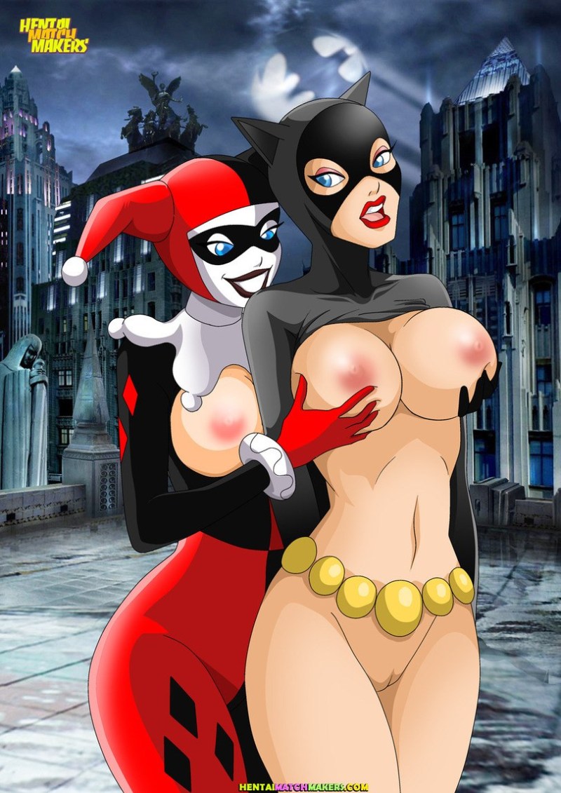 Harley Quinn and Batman Black Cat XXX