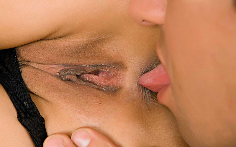 Lesbian Cunnilingus close -up