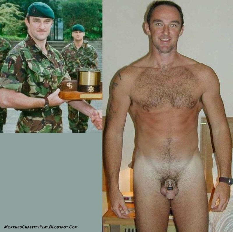 Naked soldiers without panties