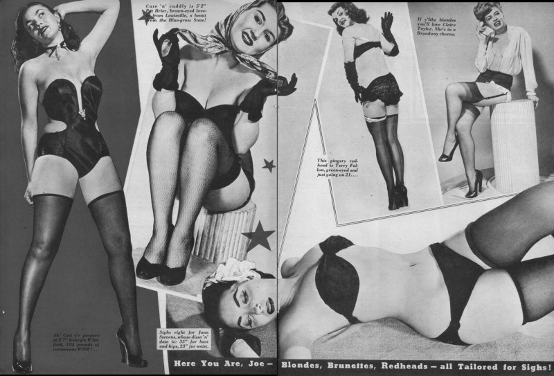 Vintage erotic magazines