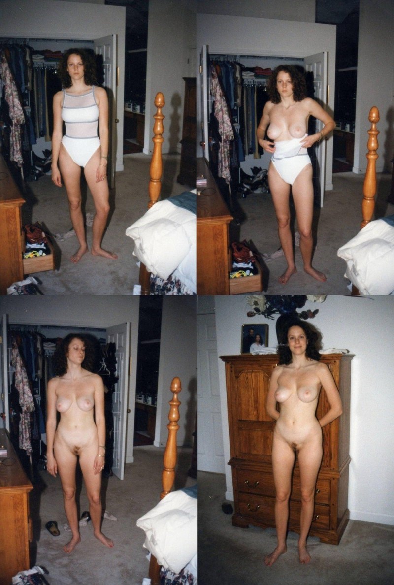 Dressed and striped women