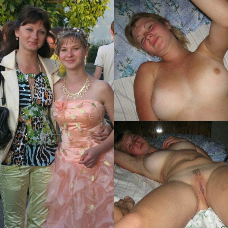 Dressed and striped mature pairs