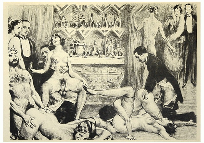 Johann Nepumuk Geiger Erotic engravings