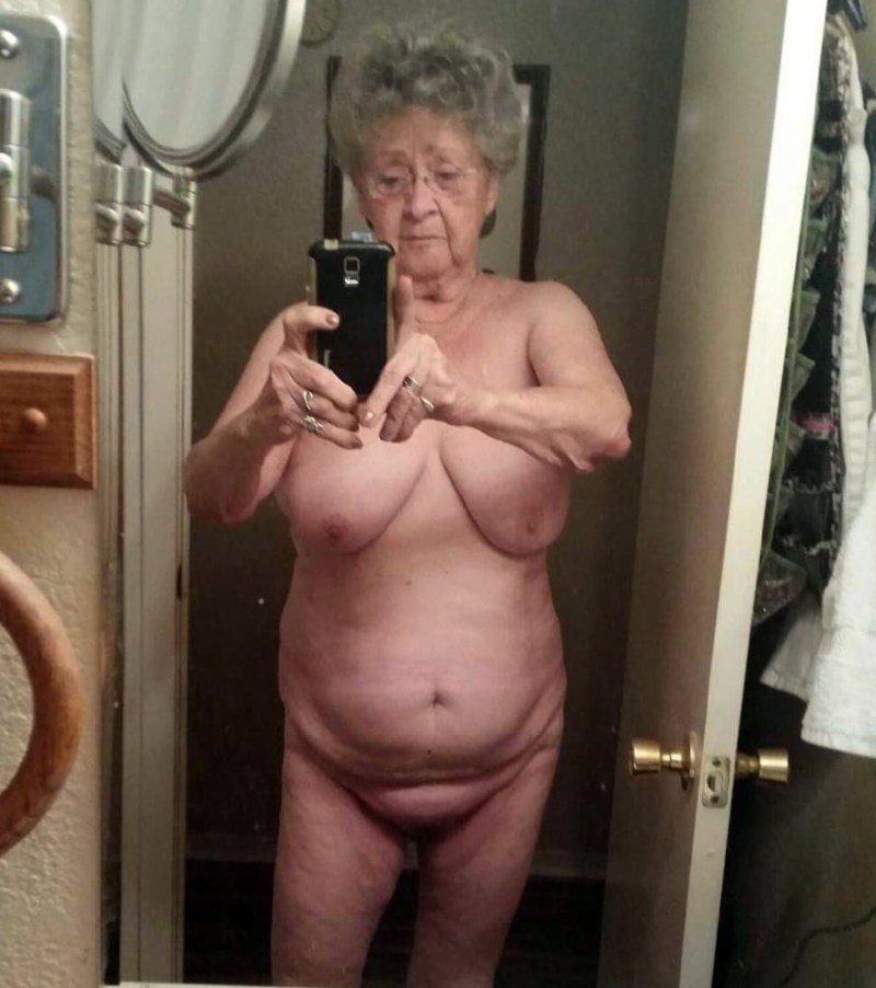 Selfies of old women nude