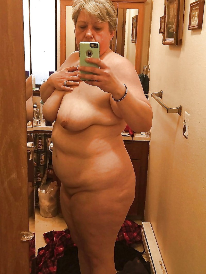 Selfy nude elderly women