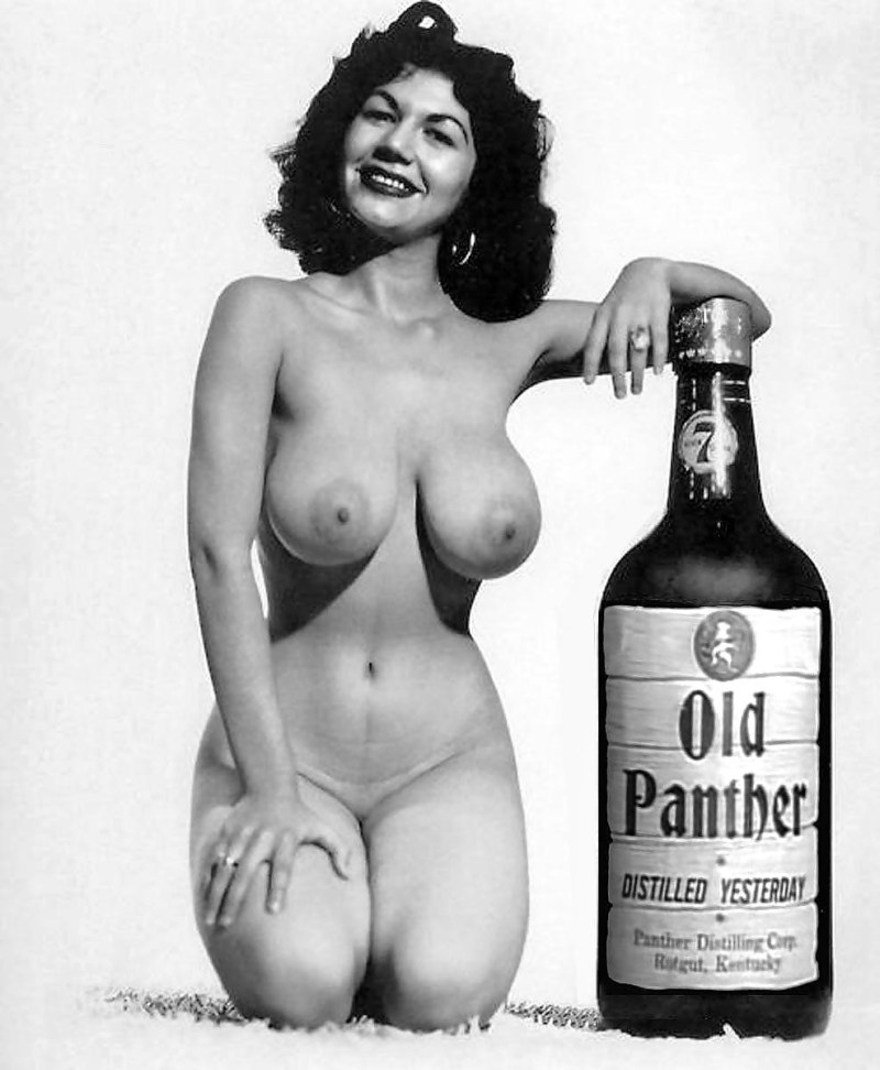 Retro women naked drunk