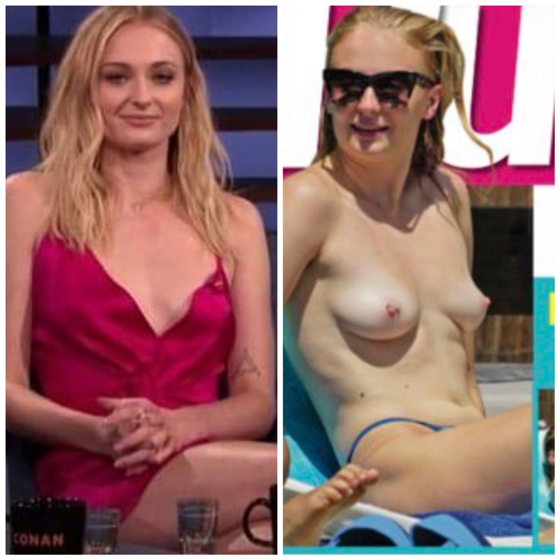 Sophie Turner is pregnant naked