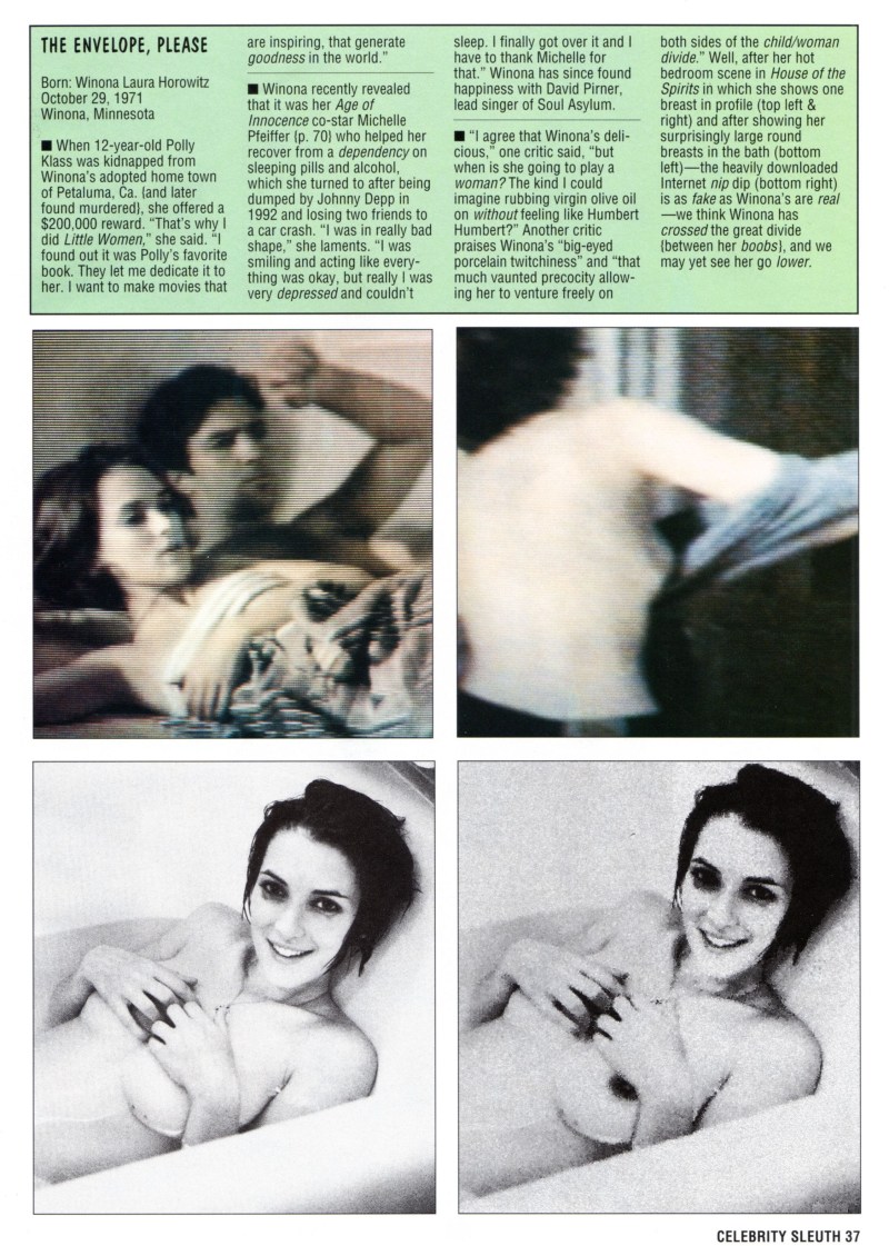 Winona Ryder Stolen photos