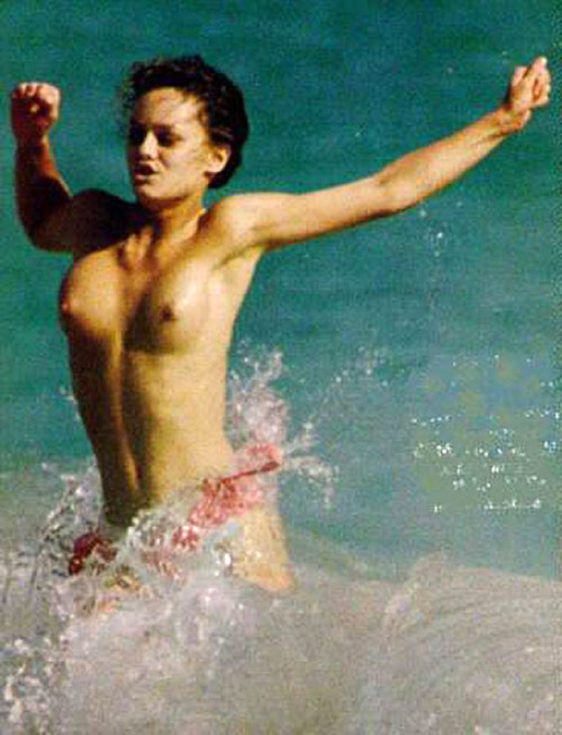 Vanessa Paradis in his youth naked