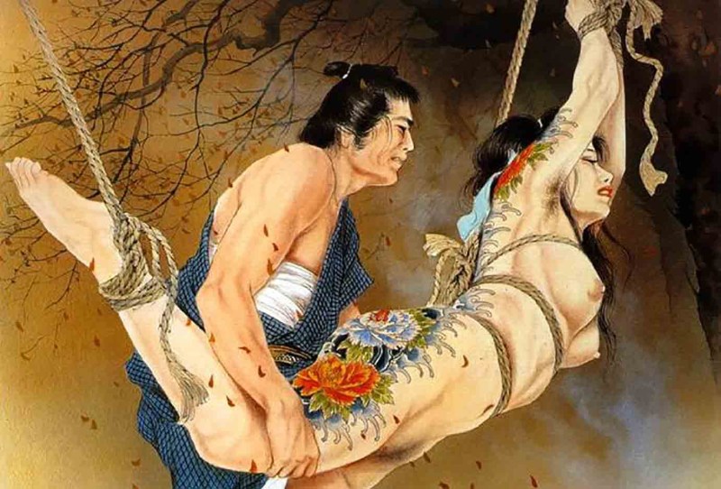 Japanese artist Ozuma Kaname Shibari