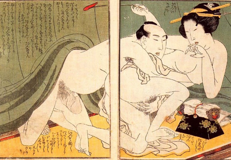 Katsusika Hokusai Erotic engravings