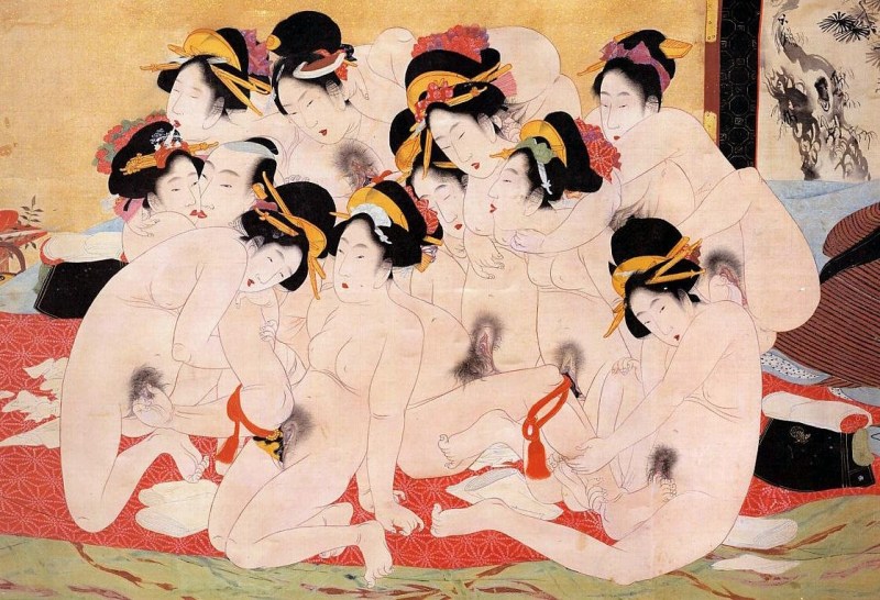 Modern Japanese erotic painting