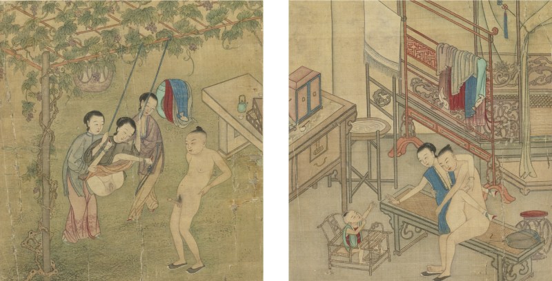 Chinese engravings about perversions