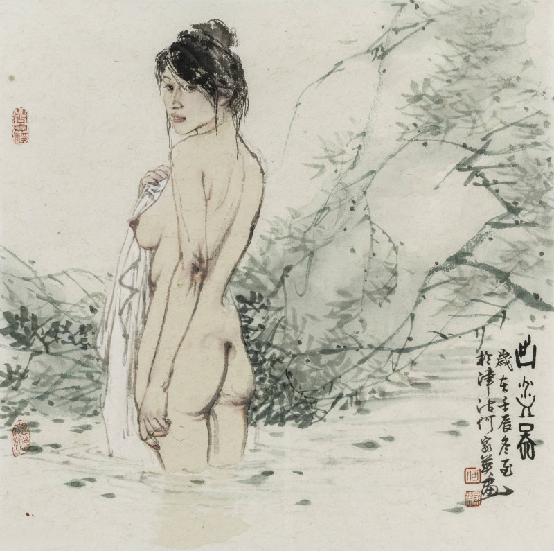 Erotic paintings of Chinese artists
