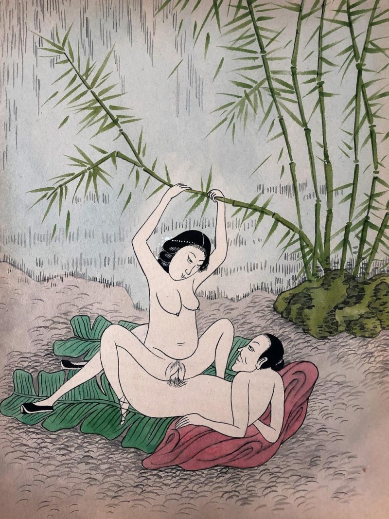 Modern erotic painting China