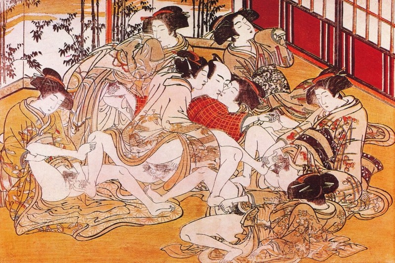 Eastern erotic engravings