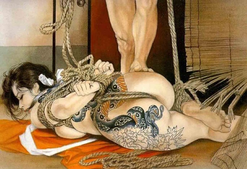 Jito jito Japanese artist Shibari