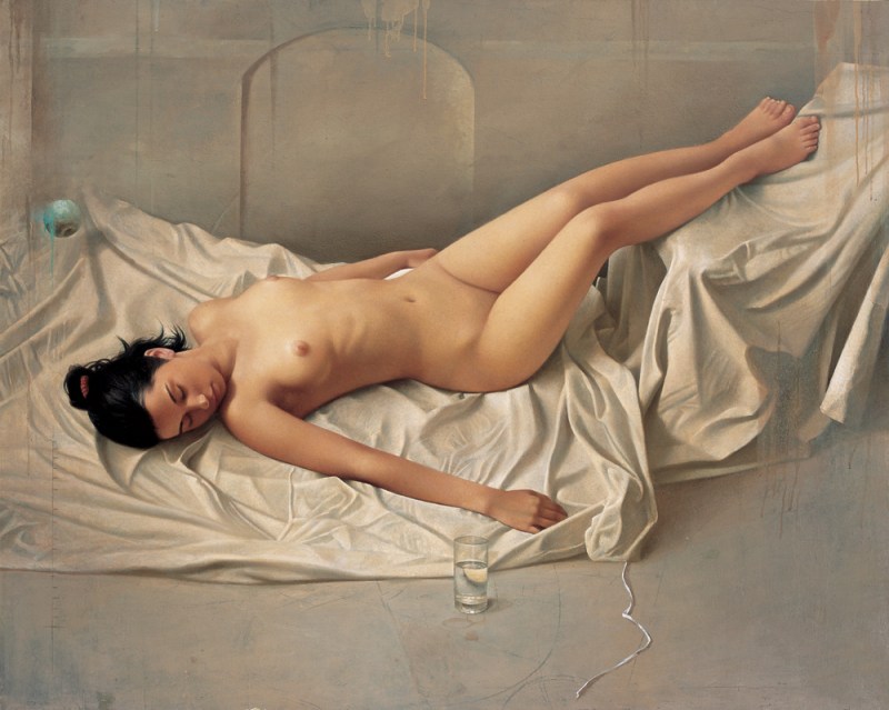 Modern Chinese painting nude