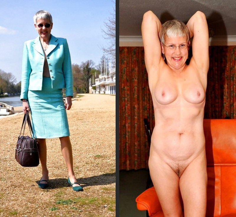 Grandmothers dressed and undressed
