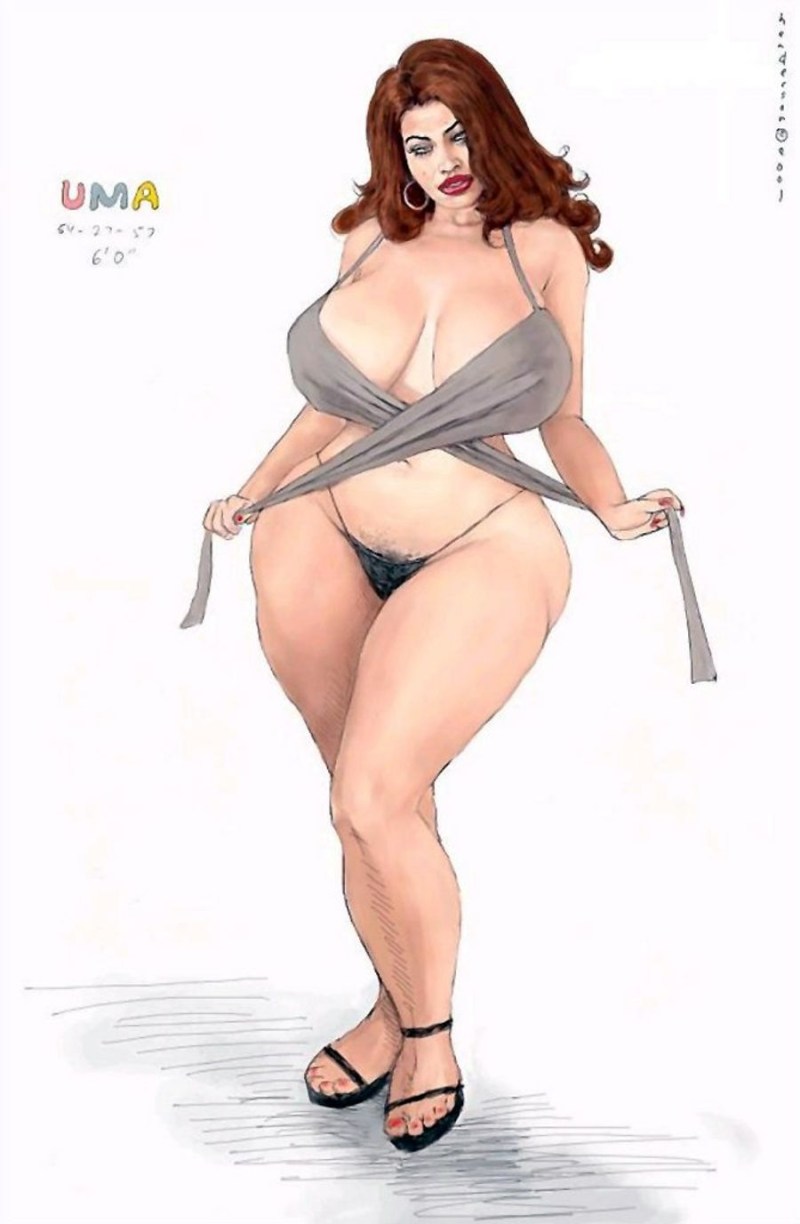 Naked bbw drawings
