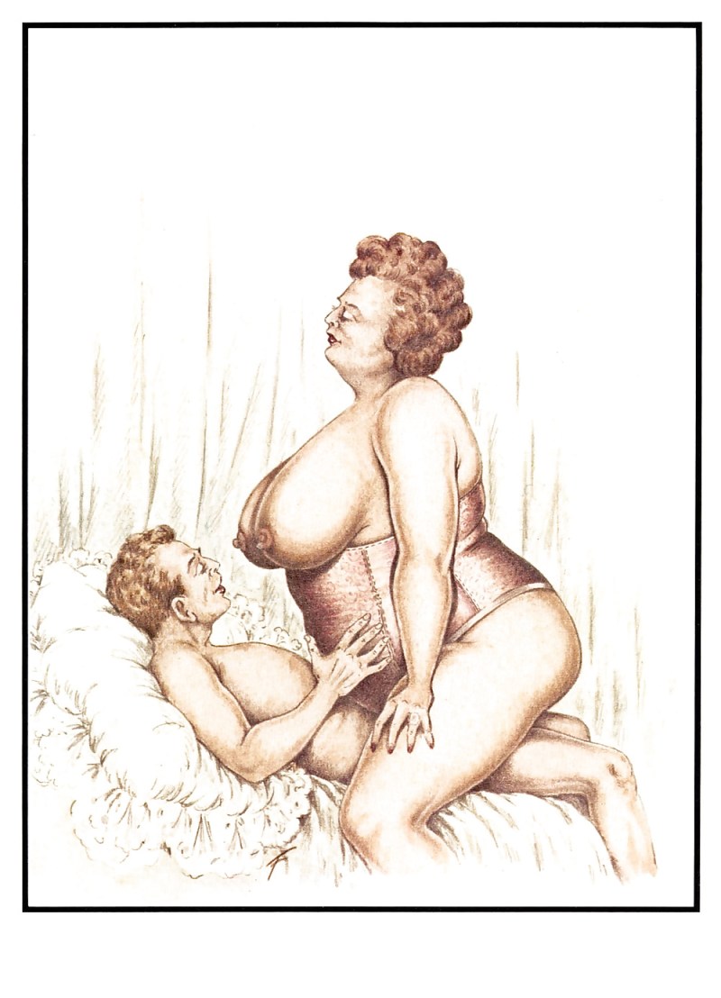 BBV femdom German retro drawings