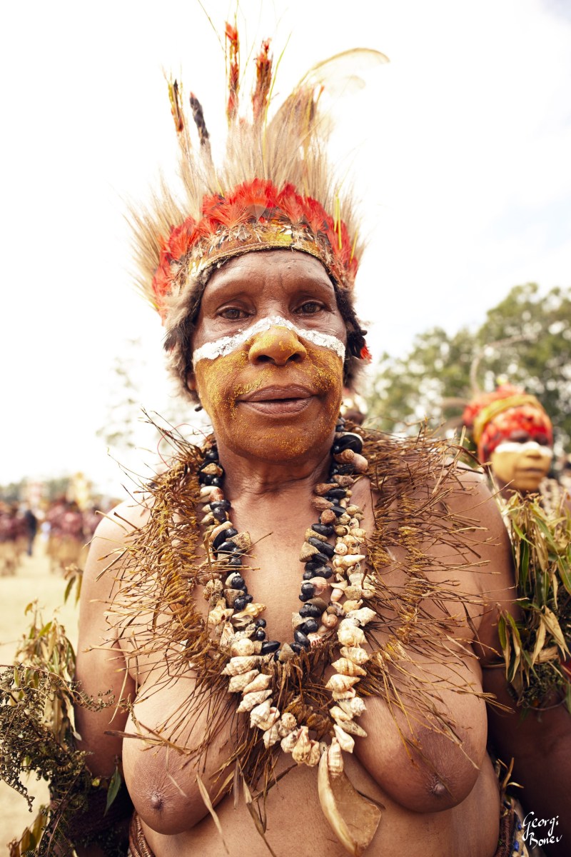 Naked Papuas of New Guinea