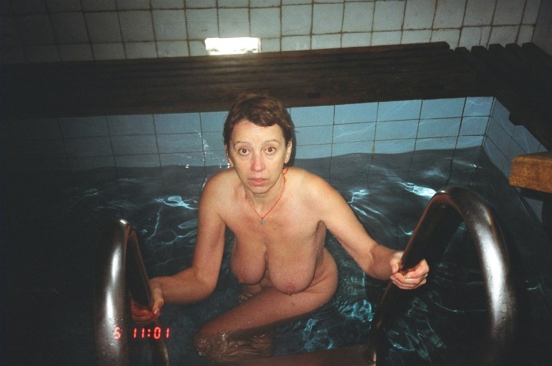 Naked women in Soviet baths