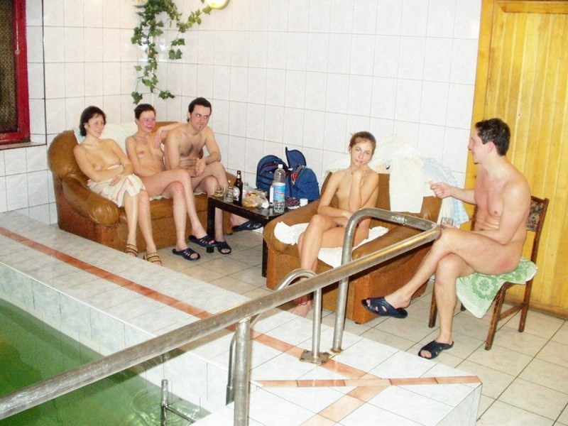Naked women in a sanatorium