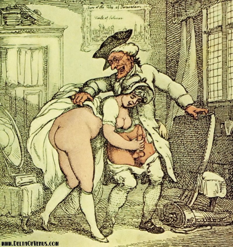 Thomas Rowlandson Erotic engravings