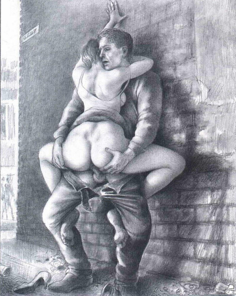 Unusual erotic drawings