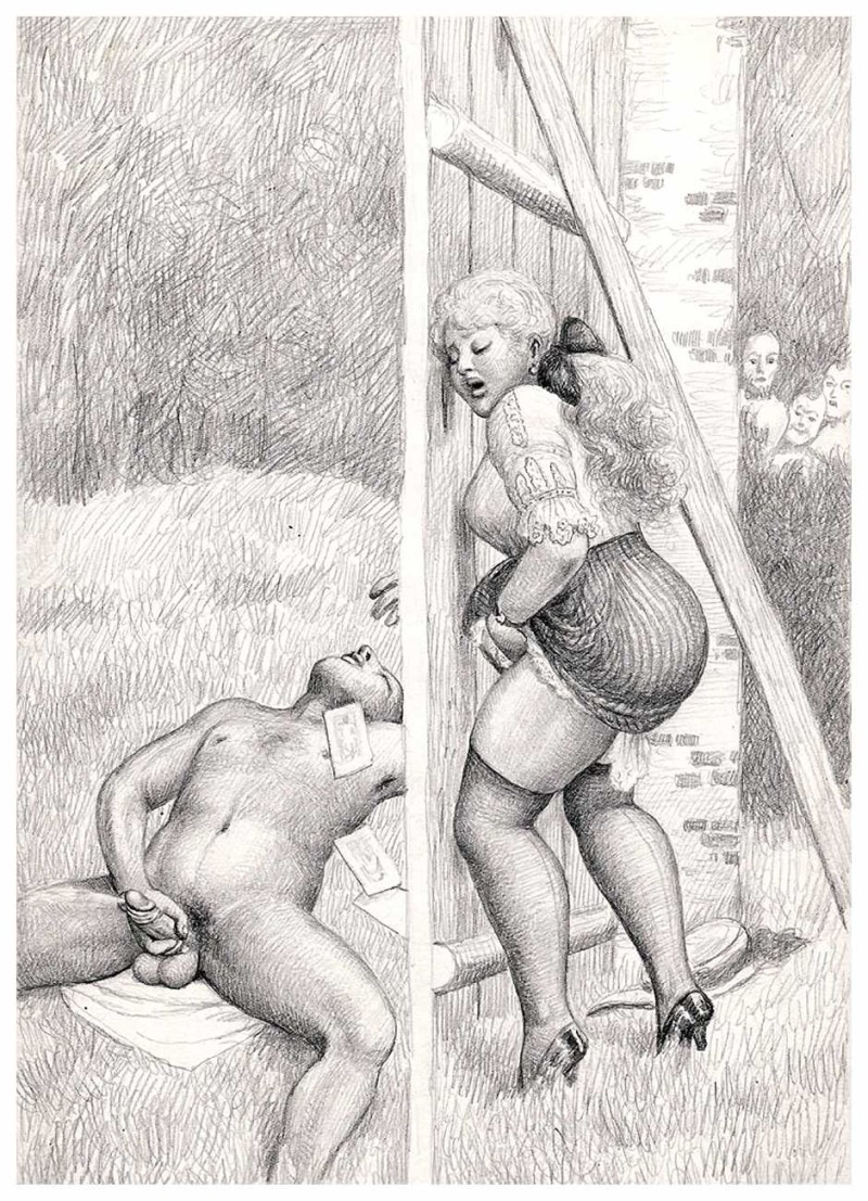Erotic illustrations are old