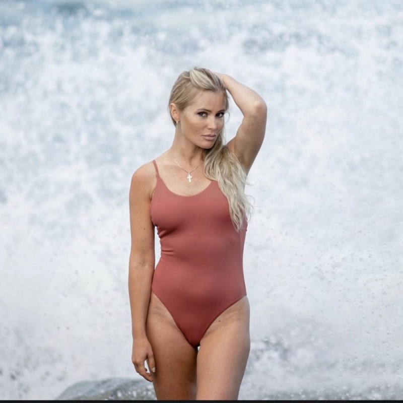 Dana Borisova in a swimsuit