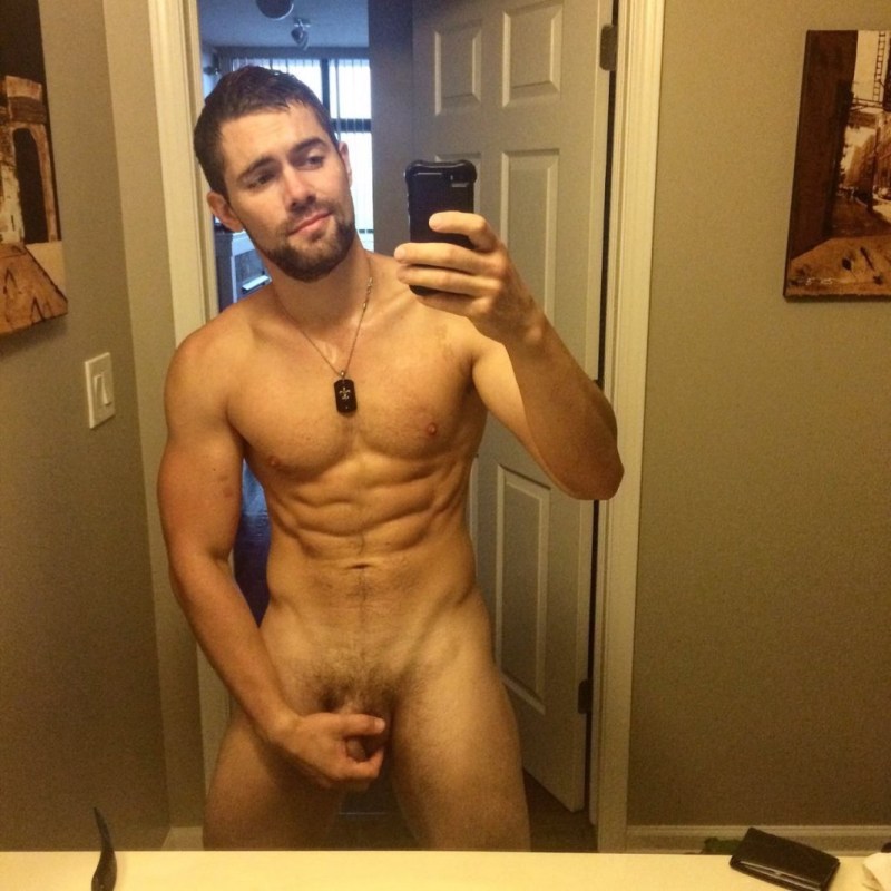 Erotic men's selfies
